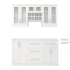 NewAge Products Home Bar 6 Piece Cabinet Set Home Bar Cabinets