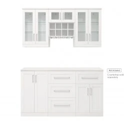 NewAge Products Home Bar 6 Piece Cabinet Set Home Bar Cabinets