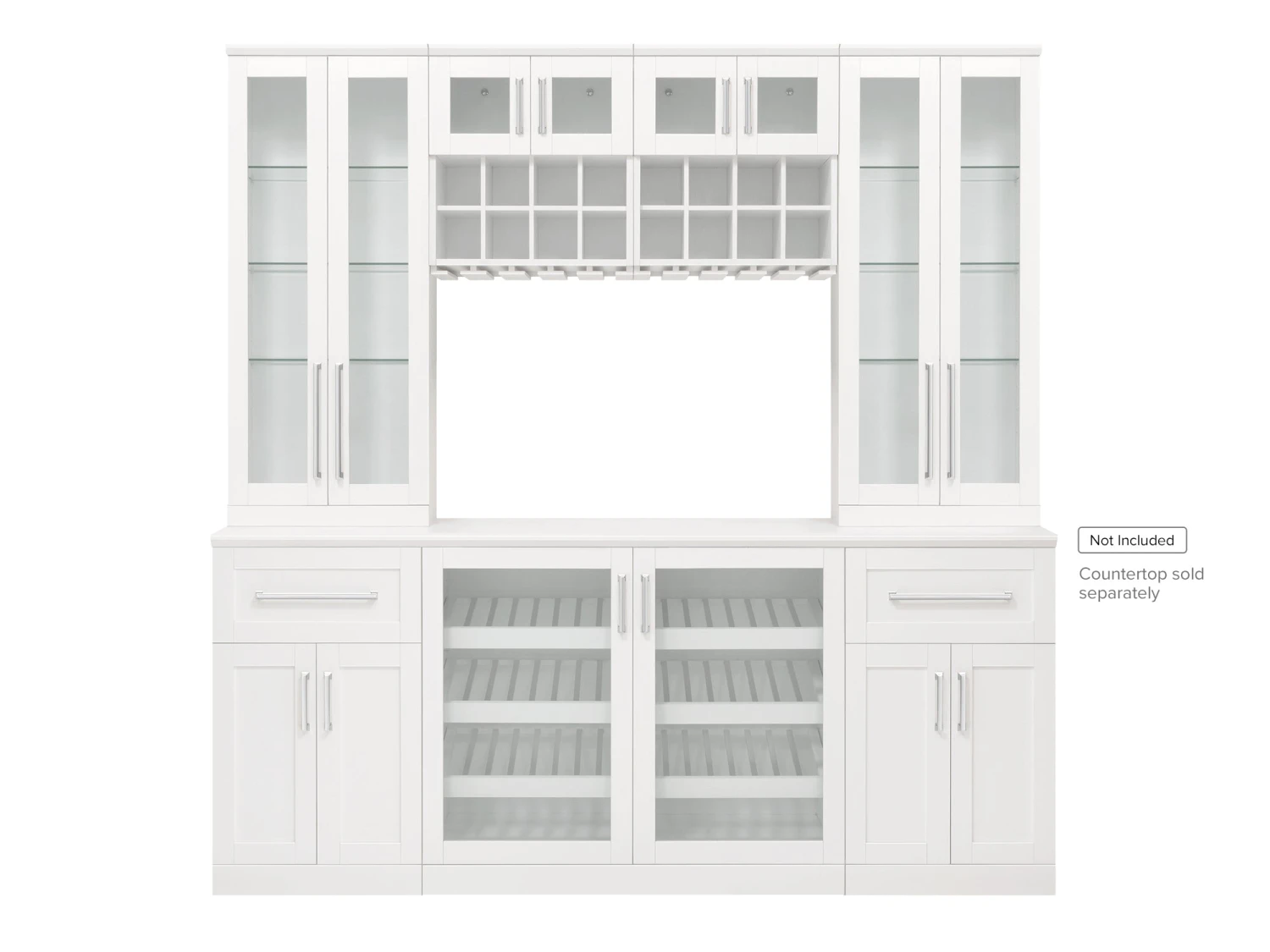 NewAge Products Home Bar Cabinets Home Bar 7 Piece Cabinet Set 1 NewAge Products Home Bar Cabinets Home Bar 7 Piece Cabinet Set
