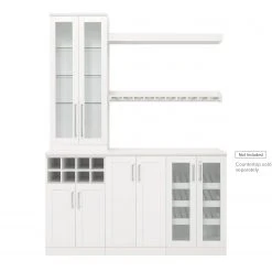 NewAge Products Home Bar 6 Piece Cabinet Set Home Bar Cabinets