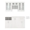 NewAge Products Home Bar Cabinets Home Bar 6 Piece Cabinet Set