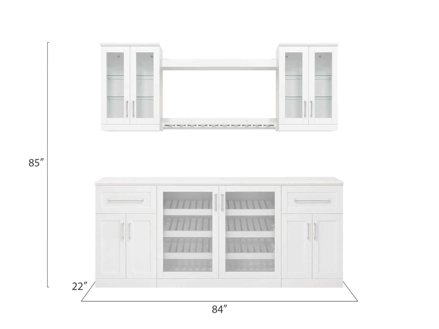 NewAge Products Home Bar 7 Piece Cabinet Set Home Bar Cabinets 3 NewAge Products Home Bar 7 Piece Cabinet Set Home Bar Cabinets