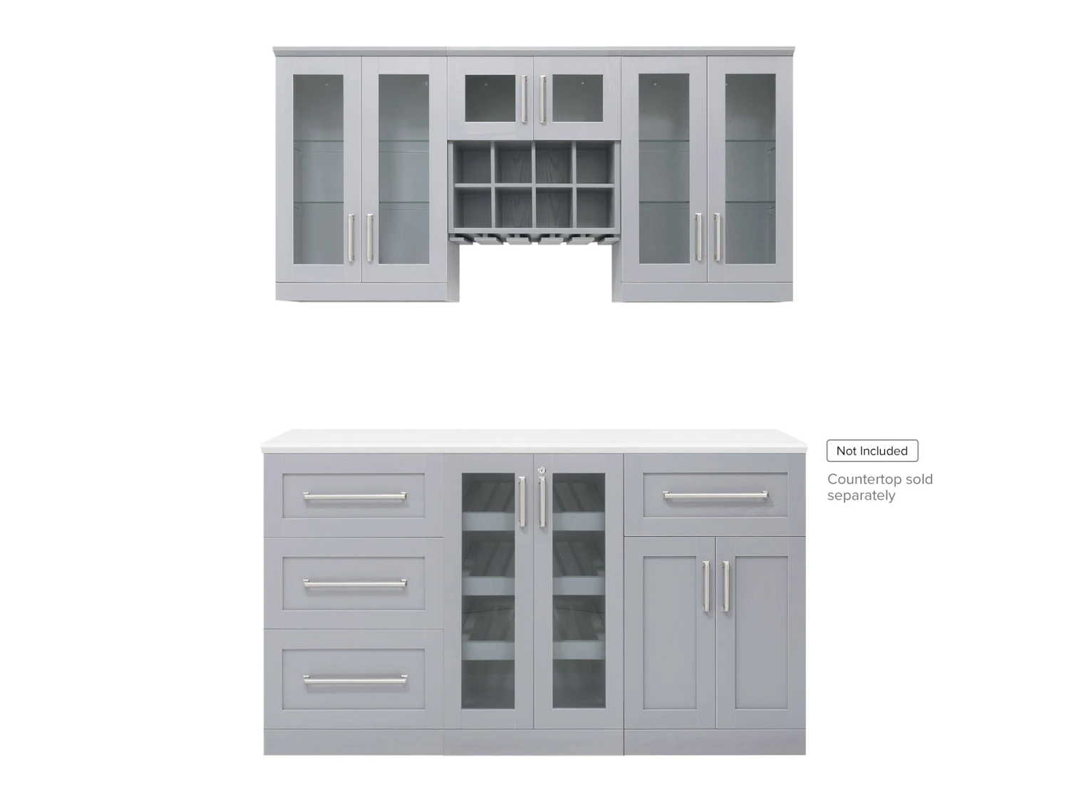 NewAge Products Home Bar Cabinets Home Bar 6 Piece Cabinet Set 10 NewAge Products Home Bar Cabinets Home Bar 6 Piece Cabinet Set