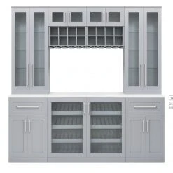 NewAge Products Home Bar Cabinets Home Bar 7 Piece Cabinet Set 35 NewAge Products Home Bar Cabinets Home Bar 7 Piece Cabinet Set