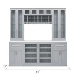 NewAge Products Home Bar Cabinets Home Bar 7 Piece Cabinet Set 37 NewAge Products Home Bar Cabinets Home Bar 7 Piece Cabinet Set