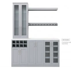 NewAge Products Home Bar 6 Piece Cabinet Set Home Bar Cabinets 33 NewAge Products Home Bar 6 Piece Cabinet Set Home Bar Cabinets