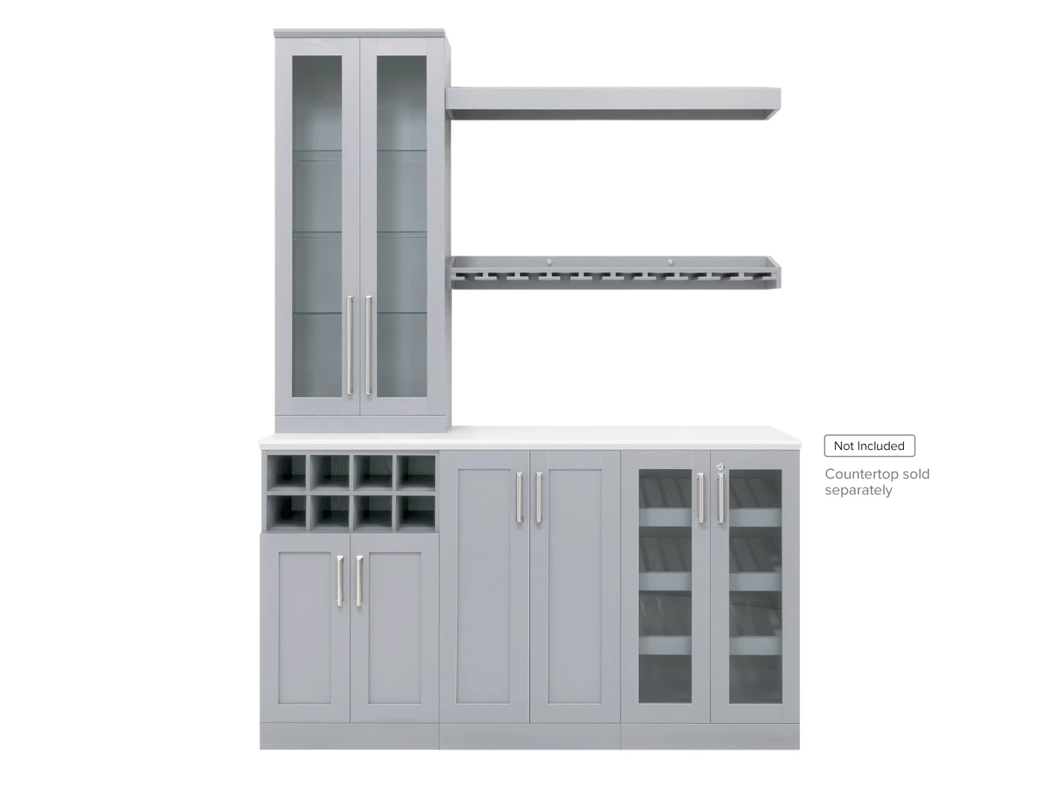 NewAge Products Home Bar 6 Piece Cabinet Set Home Bar Cabinets 9 NewAge Products Home Bar 6 Piece Cabinet Set Home Bar Cabinets