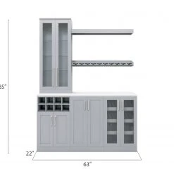 NewAge Products Home Bar 6 Piece Cabinet Set Home Bar Cabinets 35 NewAge Products Home Bar 6 Piece Cabinet Set Home Bar Cabinets