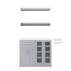 NewAge Products Home Bar 4 Piece Cabinet Set Home Bar Cabinets