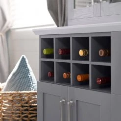 NewAge Products Home Bar 5 Piece Cabinet Set