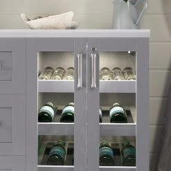 NewAge Products Home Bar 4 Piece Cabinet Set Home Bar Cabinets