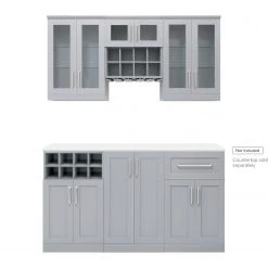 NewAge Products Home Bar Cabinets Home Bar 6 Piece Cabinet Set 35 NewAge Products Home Bar Cabinets Home Bar 6 Piece Cabinet Set