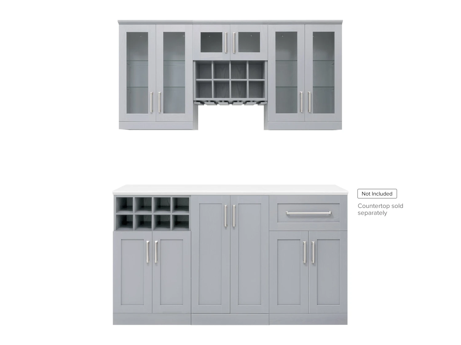 NewAge Products Home Bar Cabinets Home Bar 6 Piece Cabinet Set 10 NewAge Products Home Bar Cabinets Home Bar 6 Piece Cabinet Set