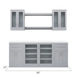 NewAge Products Home Bar 7 Piece Cabinet Set Home Bar Cabinets 37 NewAge Products Home Bar 7 Piece Cabinet Set Home Bar Cabinets