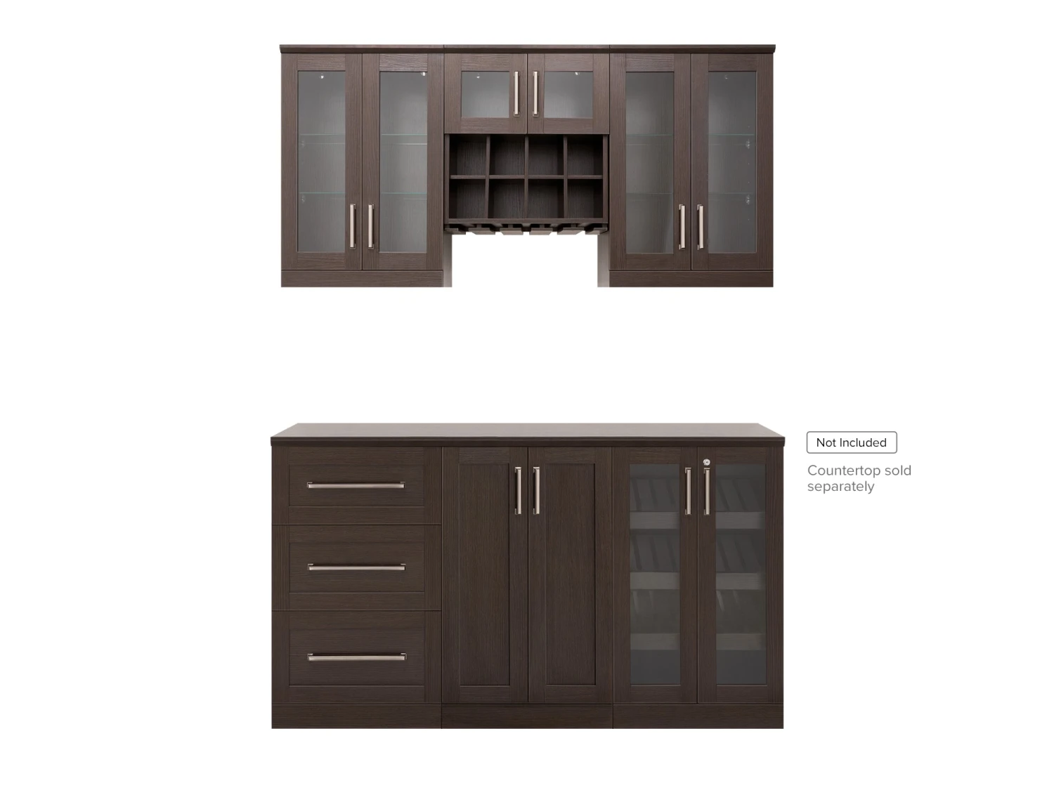 NewAge Products Home Bar Cabinets Home Bar 6 Piece Cabinet Set 16 NewAge Products Home Bar Cabinets Home Bar 6 Piece Cabinet Set