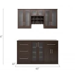 NewAge Products Home Bar Cabinets Home Bar 6 Piece Cabinet Set 43 NewAge Products Home Bar Cabinets Home Bar 6 Piece Cabinet Set