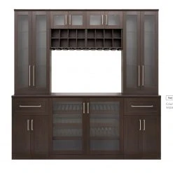 NewAge Products Home Bar Cabinets Home Bar 7 Piece Cabinet Set 43 NewAge Products Home Bar Cabinets Home Bar 7 Piece Cabinet Set