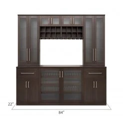 NewAge Products Home Bar Cabinets Home Bar 7 Piece Cabinet Set 45 NewAge Products Home Bar Cabinets Home Bar 7 Piece Cabinet Set