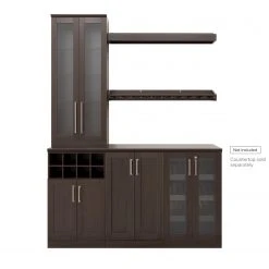 NewAge Products Home Bar 6 Piece Cabinet Set Home Bar Cabinets 41 NewAge Products Home Bar 6 Piece Cabinet Set Home Bar Cabinets