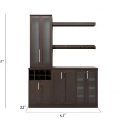 NewAge Products Home Bar 6 Piece Cabinet Set Home Bar Cabinets 43 NewAge Products Home Bar 6 Piece Cabinet Set Home Bar Cabinets