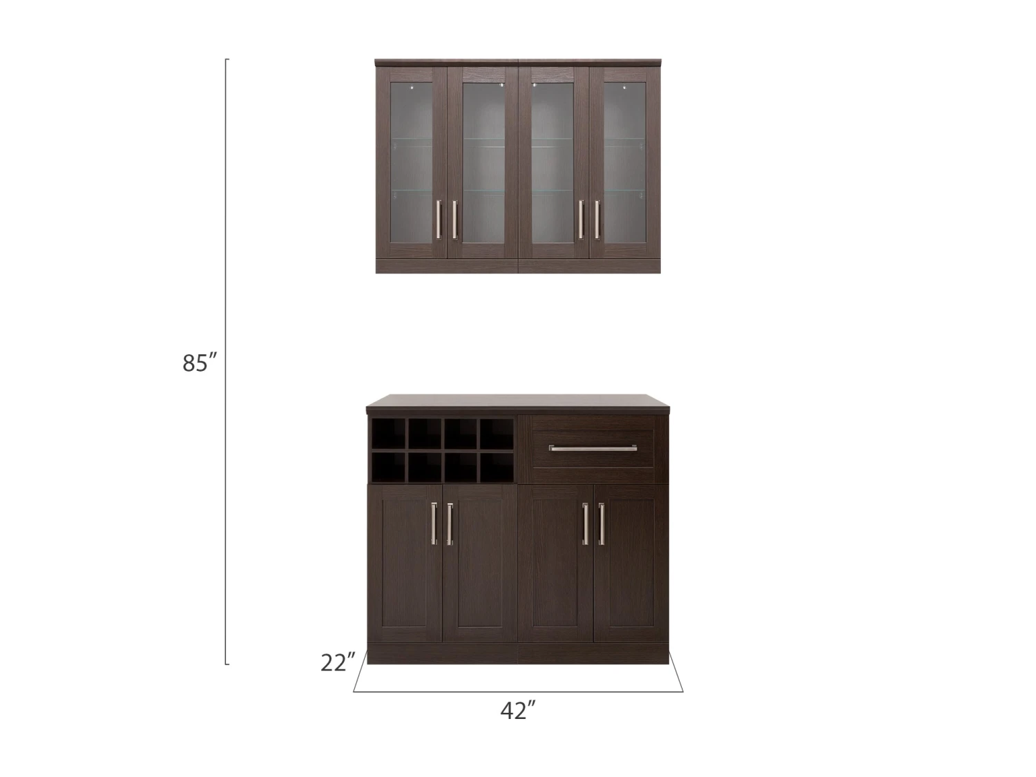 NewAge Products Home Bar Cabinets Home Bar 4 Piece Cabinet Set 20 NewAge Products Home Bar Cabinets Home Bar 4 Piece Cabinet Set