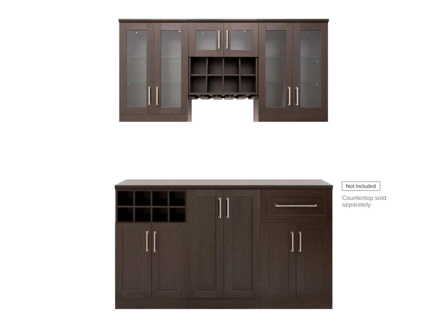 NewAge Products Home Bar Cabinets Home Bar 6 Piece Cabinet Set 18 NewAge Products Home Bar Cabinets Home Bar 6 Piece Cabinet Set
