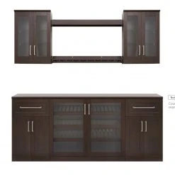 NewAge Products Home Bar 7 Piece Cabinet Set Home Bar Cabinets 43 NewAge Products Home Bar 7 Piece Cabinet Set Home Bar Cabinets