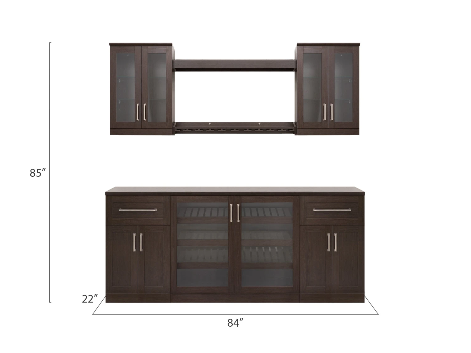 NewAge Products Home Bar 7 Piece Cabinet Set Home Bar Cabinets 20 NewAge Products Home Bar 7 Piece Cabinet Set Home Bar Cabinets