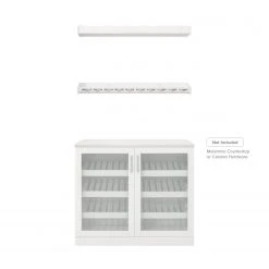 NewAge Products Home Bar 3 Piece Cabinet Set