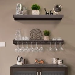 NewAge Products Home Bar 3 Piece Cabinet Set