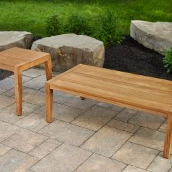 NewAge Products Lakeside 4 Seater Chat Set With Coffee Table And Side Table