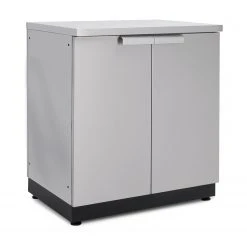 None Outdoor Kitchen Stainless Steel 2-Door Cabinet