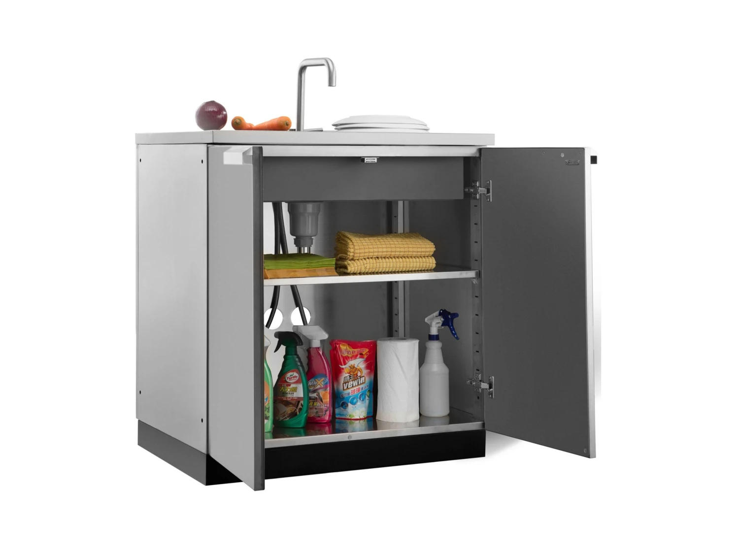 None Outdoor Kitchen Stainless Steel Sink Cabinet 3 None Outdoor Kitchen Stainless Steel Sink Cabinet