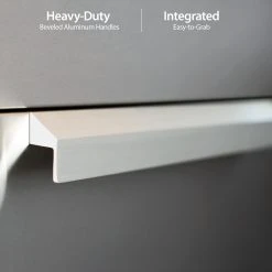 None Outdoor Kitchen Stainless Steel 3-Drawer Cabinet