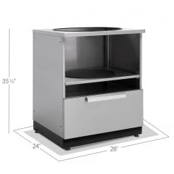 None Outdoor Kitchen Stainless Steel Kamado Cabinet