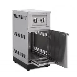 NewAge Products Outdoor Kitchen Stainless Steel 16" Cabinet With Dual Side Burner