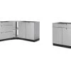 NewAge Products Outdoor Kitchen Stainless Steel 4 Piece Cabinet Set