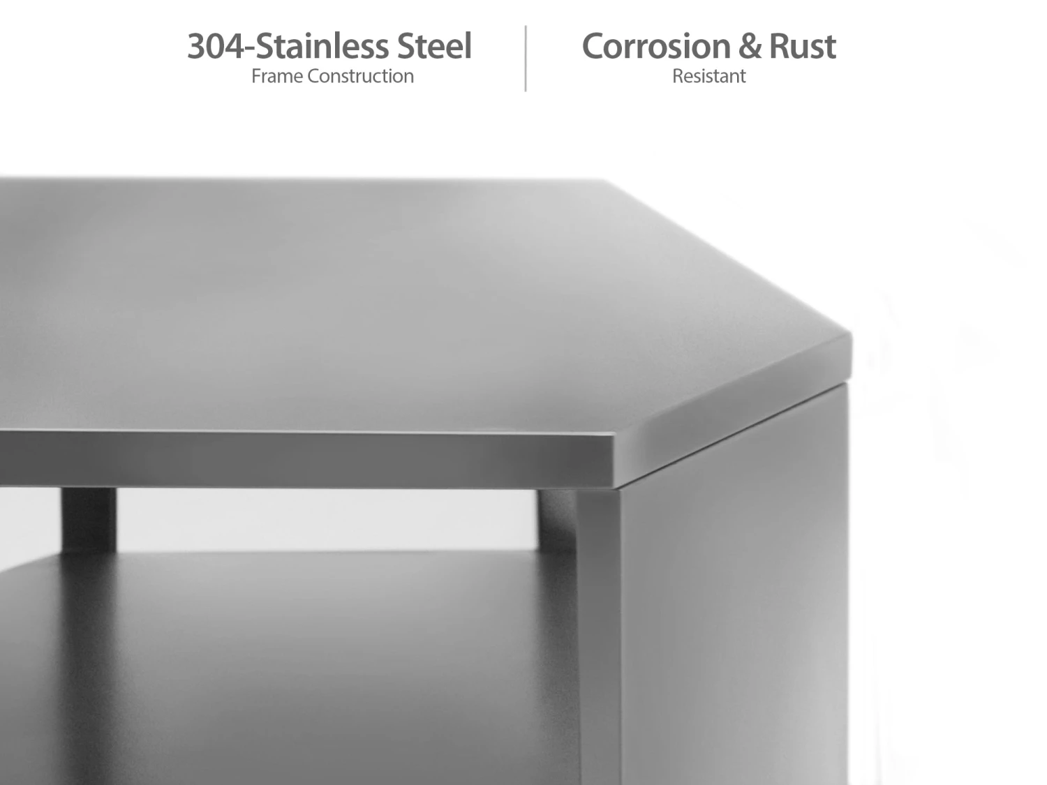 None Outdoor Kitchen Stainless Steel 90 Degree Corner Cabinet 11 None Outdoor Kitchen Stainless Steel 90 Degree Corner Cabinet