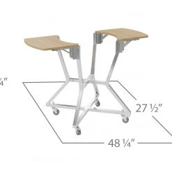 NewAge Products Outdoor Kitchen Stainless Steel Kamado Cart