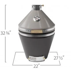 NewAge Products Outdoor Kitchen Platinum 22 In. Kamado