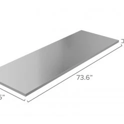 NewAge Products Signature Series Outdoor Kitchen Countertop 1 Sided Extended