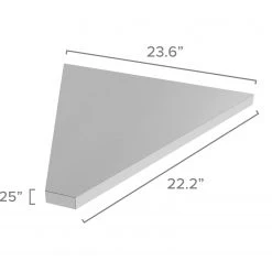 NewAge Products Signature Series Outdoor Kitchen 45 Degree SS Corner Countertop