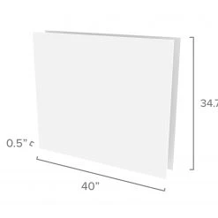 NewAge Products Signature Series Outdoor Kitchen Fiber Cement Back Panel (Pack Of 2)