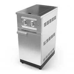 NewAge Products Outdoor Kitchen Stainless Steel Platinum Dual Side Burner