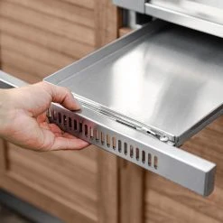 NewAge Products Outdoor Kitchen Stainless Steel Platinum Dual Side Burner