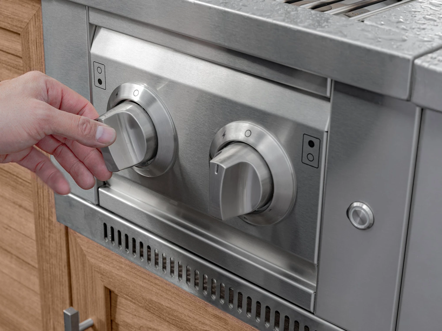 NewAge Products Outdoor Kitchen Aluminum Platinum Dual Side Burner 10 NewAge Products Outdoor Kitchen Aluminum Platinum Dual Side Burner