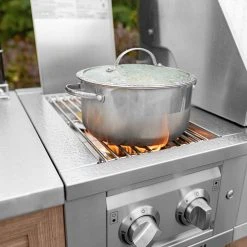 NewAge Products Outdoor Kitchen Aluminum Platinum Dual Side Burner 46 NewAge Products Outdoor Kitchen Aluminum Platinum Dual Side Burner