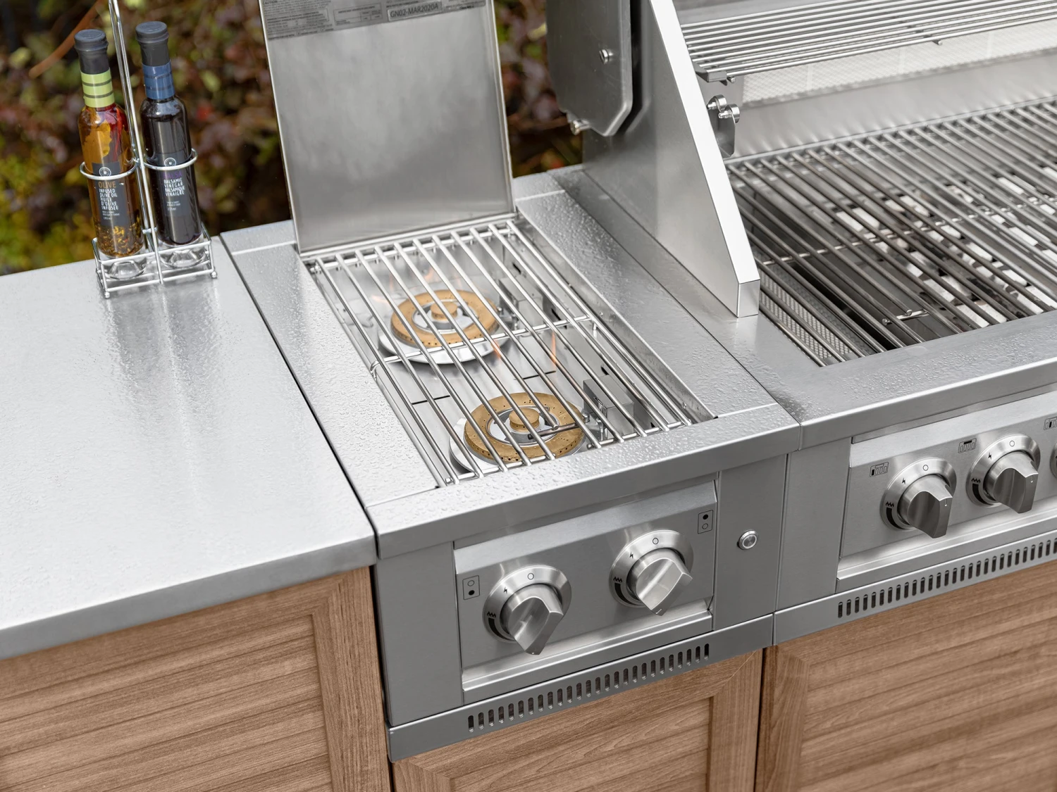 NewAge Products Outdoor Kitchen Aluminum Platinum Dual Side Burner 20 NewAge Products Outdoor Kitchen Aluminum Platinum Dual Side Burner