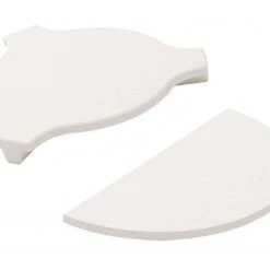 NewAge Products Outdoor Kitchen Kamado 2-Piece Bundle (18 In. Heat Diffuser, 18 In. Half Moon Heat Diffuser)