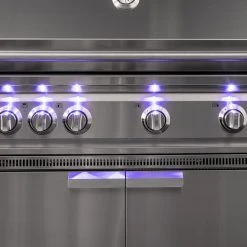 NewAge Products Kamado Outdoor Kitchen Stainless Steel Platinum Grill - 33 Inch